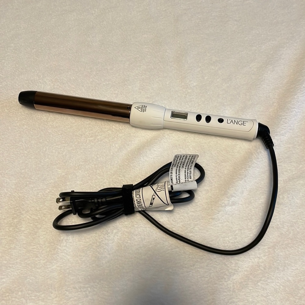 L’ange curling iron, 1” barrel
